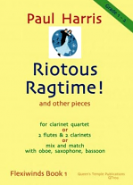 RIOTOUS RAGTIME! (score & parts)