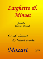 LARGHETTO & MINUET from Clarinet Quintet