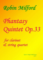PHANTASY QUINTET Op.33 (score & parts)