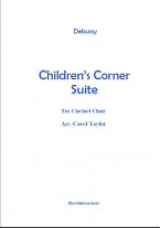 CHILDREN'S CORNER SUITE (score & parts)