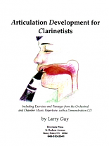 ARTICULATION DEVELOPMENT FOR CLARINETTISTS + Online Audio