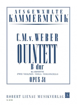 QUINTET Op.34 in Bb major (set of parts)