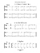 MY FAVOURITE BASSOON DUETS Book 1