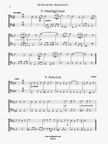 MY FAVOURITE BASSOON DUETS Book 2