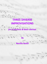 THREE DIVERSE IMPROVISATIONS (score & parts)