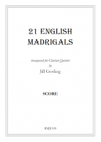 ENGLISH MADRIGALS (score & parts)