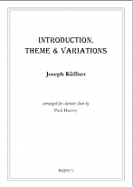 INTRODUCTION, THEME & VARIATIONS (score & parts)