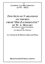 TWO SETS OF VARIATIONS on Themes from The Magic Flute