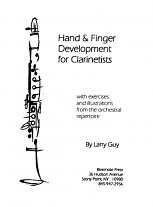 HAND & FINGER DEVELOPMENT for Clarinettists