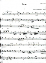 TRIO Clarinet & Viola parts