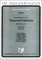 DANCES AND GALLIARDS (score & parts)
