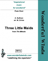 THREE LITTLE MAIDS (score & parts)