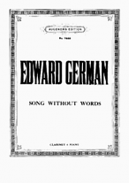 SONG WITHOUT WORDS authorised photocopy