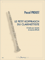 LE PETIT KOPPRASCH DES CLARINETTISTES (25 Etudes)