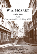 ANDANTINO from Concerto for Flute & Harp K299