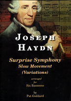 SURPRISE SYMPHONY Slow Movement Variations (score & parts)