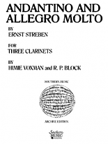 ANDANTINO & ALLEGRO MOLTO playing score
