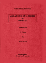 VARIATIONS ON A THEME BY PAGANINI (score & parts)