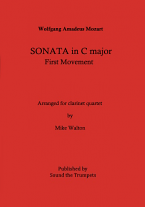 SONATA in C major, First Movement (score & parts)