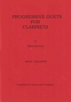 PROGRESSIVE DUETS FOR CLARINETS Vol 1 Beginner
