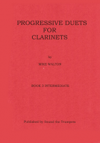 PROGRESSIVE DUETS FOR CLARINETS Vol 3 Intermediate