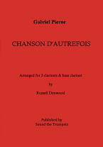 CHANSON D'AUTREFOIS Op.14 No.5 (score & parts)