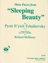 THREE PIECES from Sleeping Beauty Op.66 score & parts