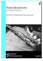 THREE MINIATURES for Clarinet & Bass Clarinet