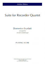 SUITE for Recorder Quartet (playing score)