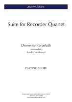 SUITE for Recorder Quartet (playing score)
