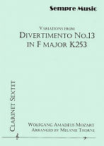 VARIATIONS from Divertimento No.13 in F, K253