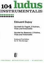 QUINTET in A minor (set of parts)