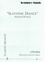 SLAVONIC DANCE No.9, Op.72 No.1 (score & parts)