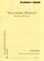 SLAVONIC DANCE No.9, Op.72 No.1 (score & parts)