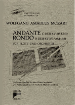 ANDANTE & RONDO score, parts & piano reduction