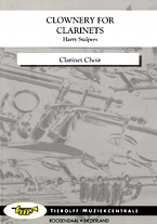 CLOWNERY FOR CLARINETS (score & parts)