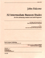 32 INTERMEDIATE BASSOON ETUDES