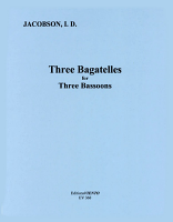 THREE BAGATELLES (score & parts)