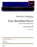 4 BRAZILIAN PIECES (score & parts)