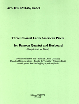 3 COLONIAL LATIN AMERICAN PIECES (score & parts)