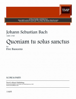 QUONIAM TU SOLUS SANCTUS (score & parts)