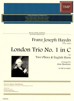 LONDON TRIO No.1 in C Major (score & parts)