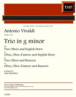 TRIO in G minor, F.XIII/17 (score & parts)