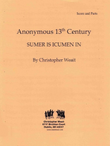 SUMER IS ICUMEN IN (score & parts)