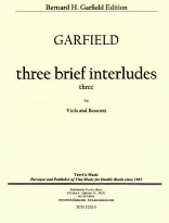 3 BRIEF INTERLUDES THREE