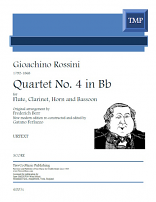 QUARTET No.4 in B flat (score)