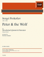 PETER AND THE WOLF with Narrator - long version (score & parts)