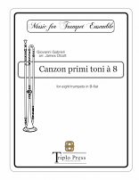 CANZON PRIMI TONI a 8 (score & parts)