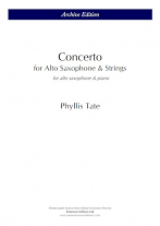 CONCERTO for Alto Saxophone