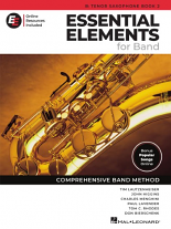 ESSENTIAL ELEMENTS for Band -  Tenor Sax Book 2 + Online Resources